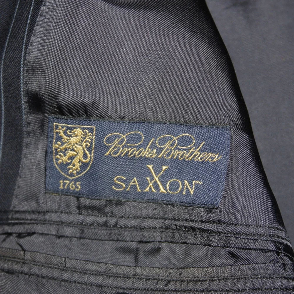 Brooks Brothers‎ 1818 Madison Pinstripe Wool Blazer Men 44L 39W For Repairs